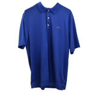 Greg Norman Collection Blue Golf Polo Shirt Size L
